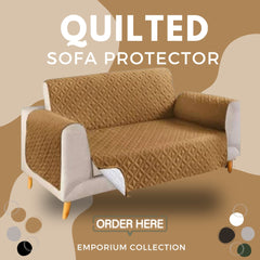 ULTRASONIC QUILTED SOFA PROTECTER