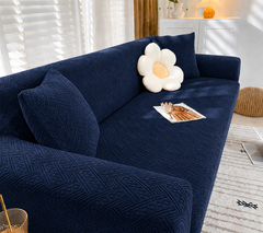 New Royal Wave Sofa Cover