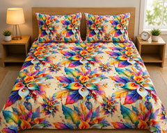 3D Printed Bedsheet with 2 Pillow Covers – 3-Piece Set | All Article