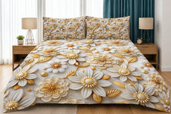 3D Printed Bedsheet with 2 Pillow Covers – 3-Piece Set | Article No. 21