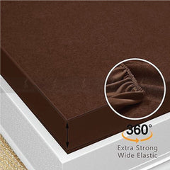 Waterproof Mattress Cover (Brown Color)