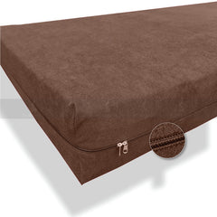 Waterproof Zipper Mattress Protector (Brown Color)