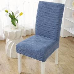 New Thickend Velvet Strip Design Dinning Chair Covers