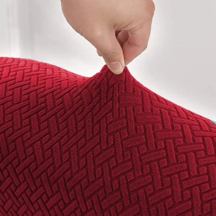 Stripe Jacquard Sofa Cover Branded