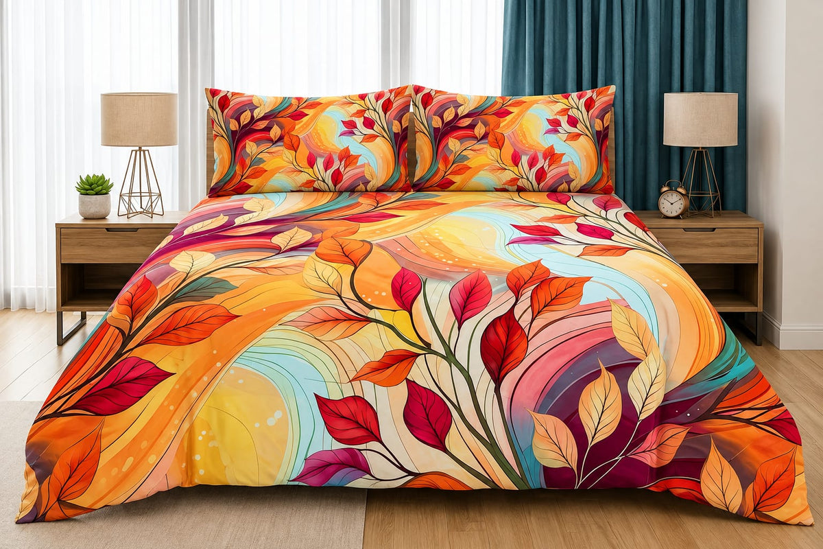 3D Printed Bedsheet with 2 Pillow Covers – 3-Piece Set | Article No. 20
