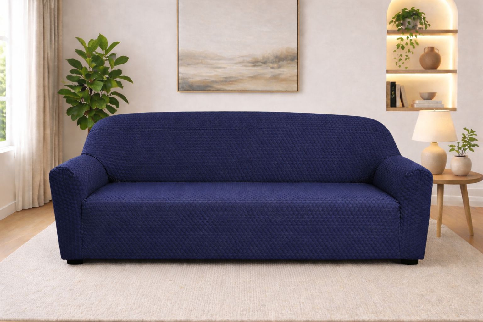 Fitted Style Butterfly Fabric Sofa Cover Branded