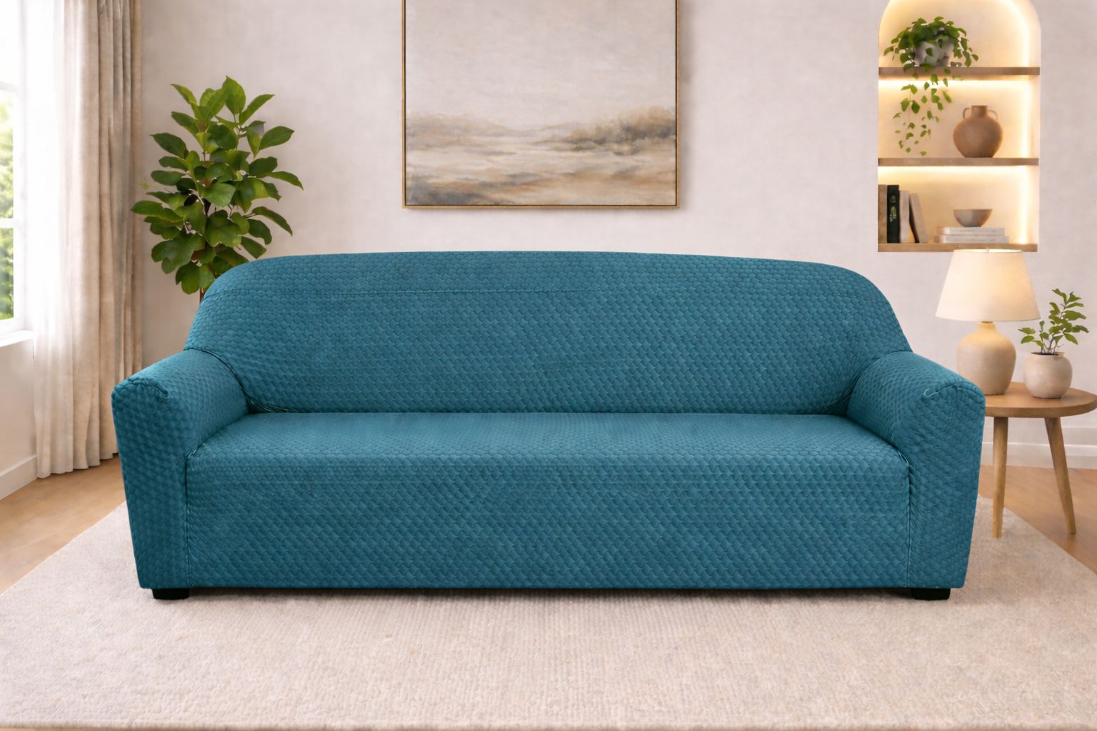 Fitted Style Butterfly Fabric Sofa Cover Branded