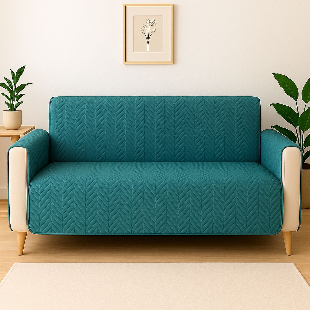 WATERPROOF MAT SOFT SOFA COVER (ZINK COLOUR)