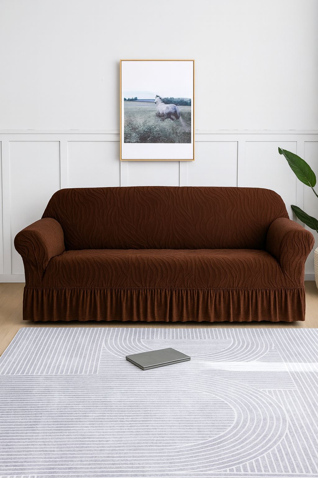 ZEBRA VALVET SOFA COVER NEW