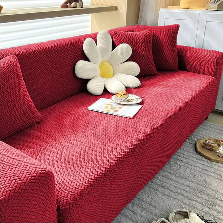 Stripe Velvet Sofa Cover